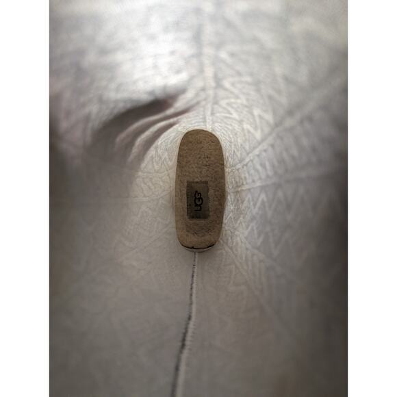 Ugg Rain Boots Size 7 Knee High Women's Gray Cable Knit Pattern Rubber - Picture 9 of 11